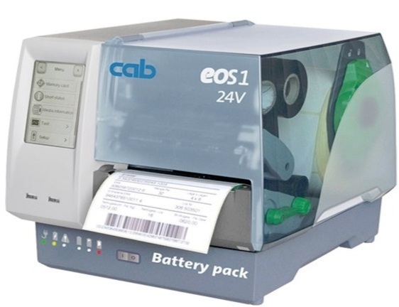 Pisač CAB EOS1 s punjivom baterijom